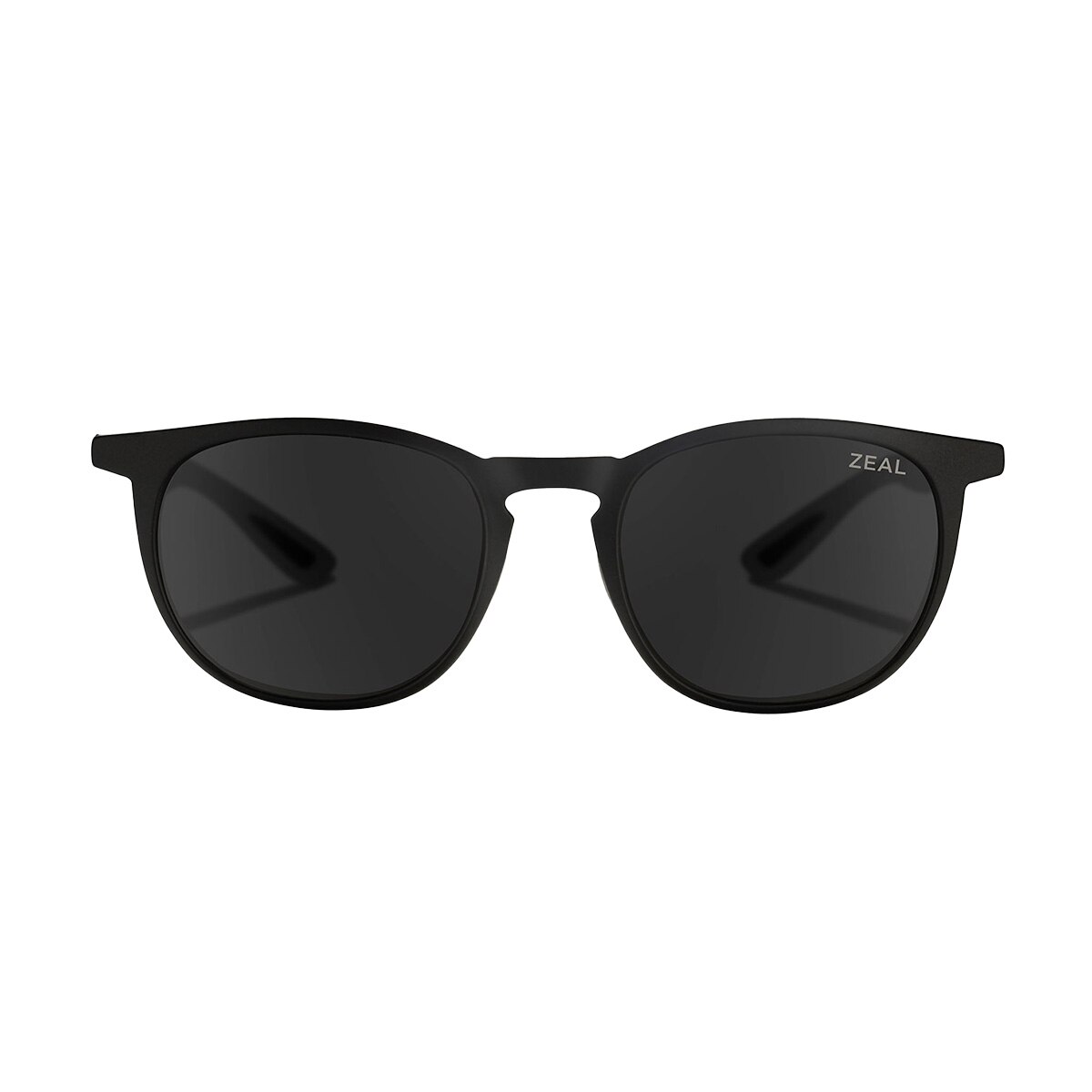 Zeal Juno Sunglasses Polarized in Matte Black with Dark Grey